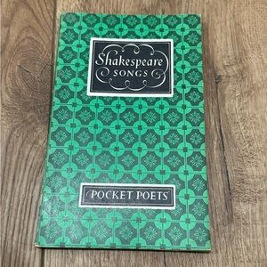 vintage Pocket Poets Shakespeare Songs book